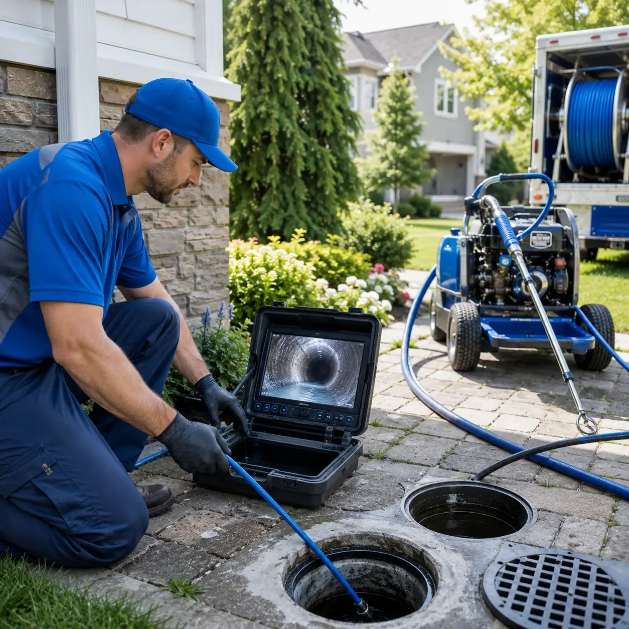 Outdoor drain cleaning professionals serving Waterford, PA